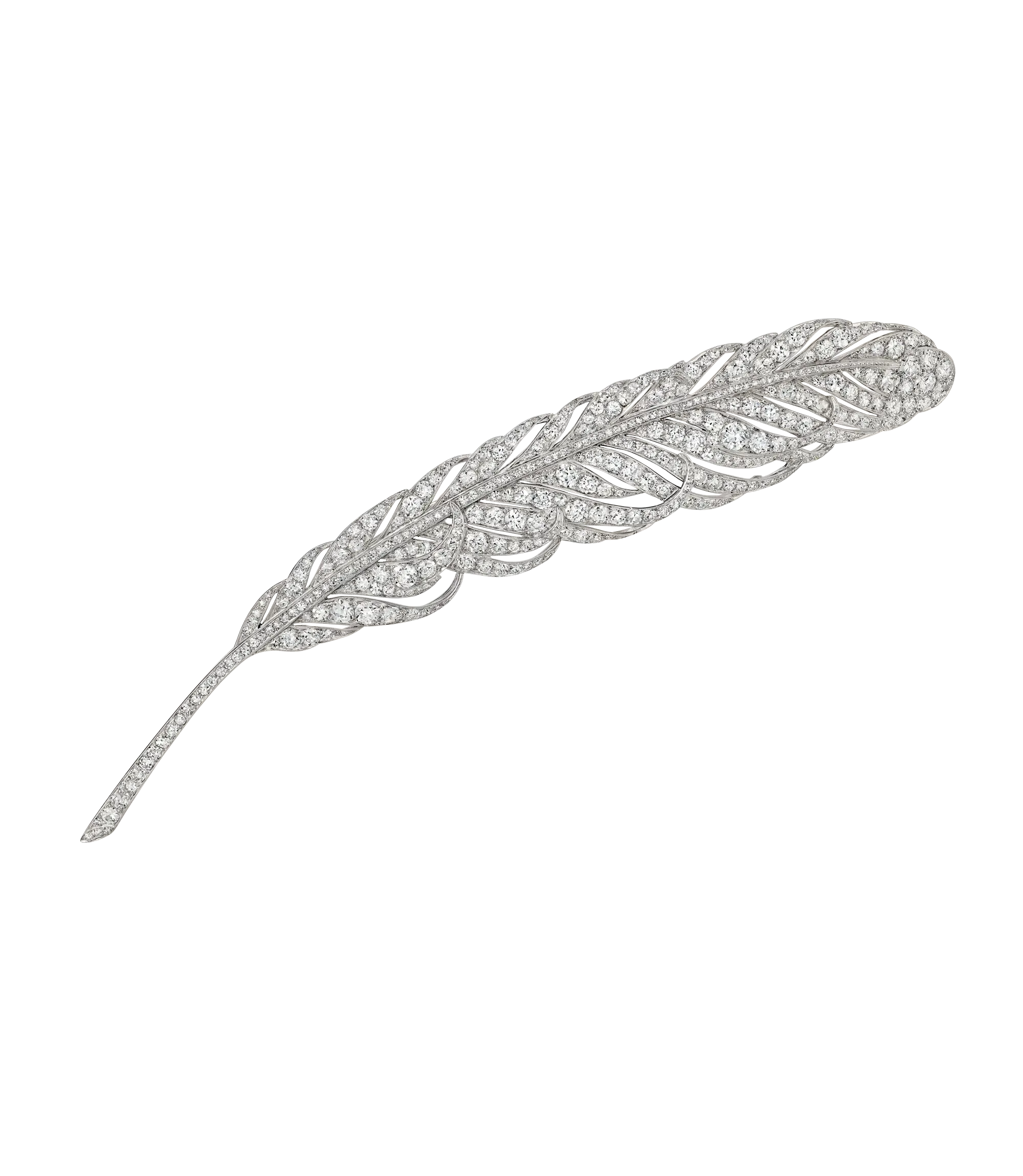 Feather brooch